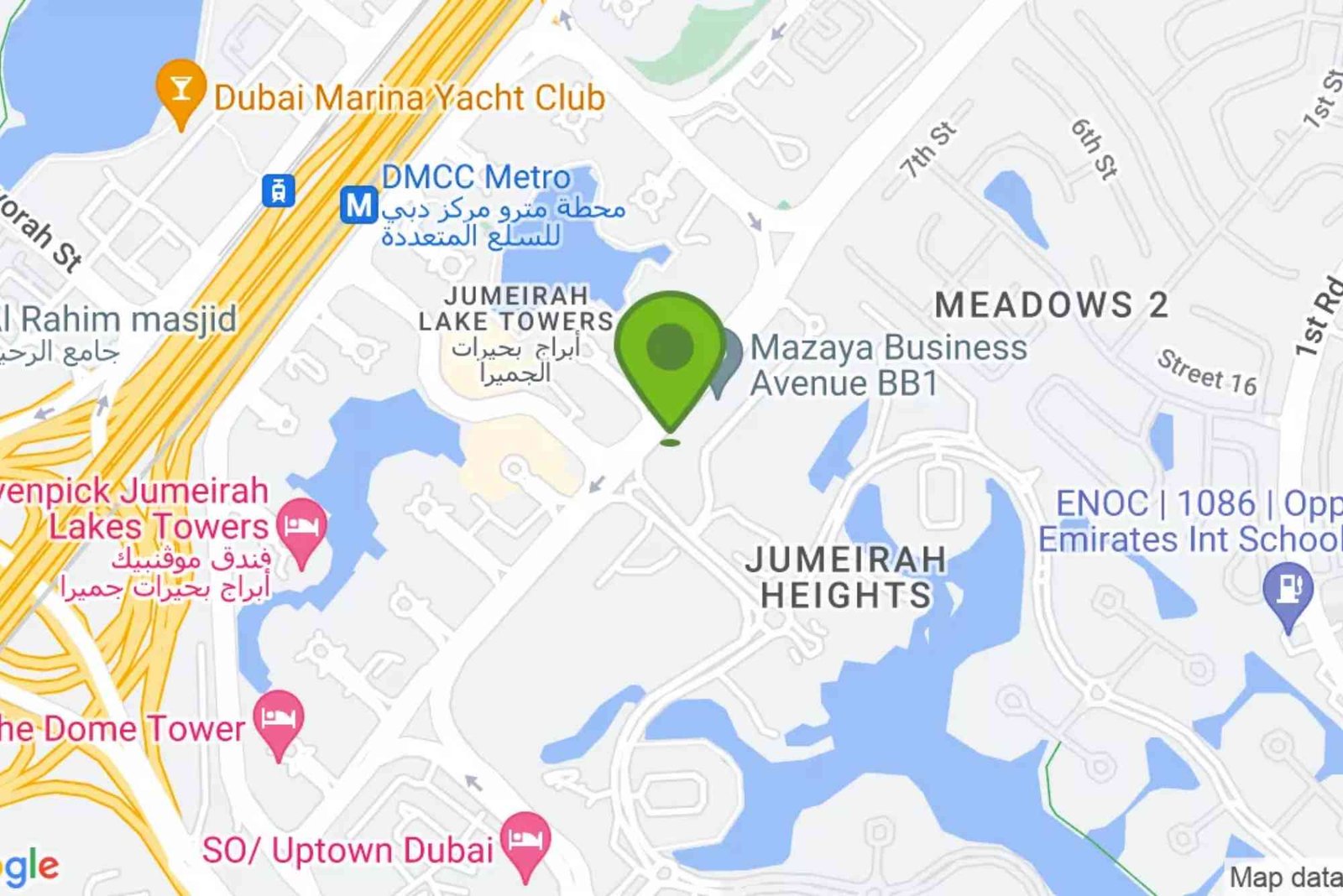 Dubai Business Map