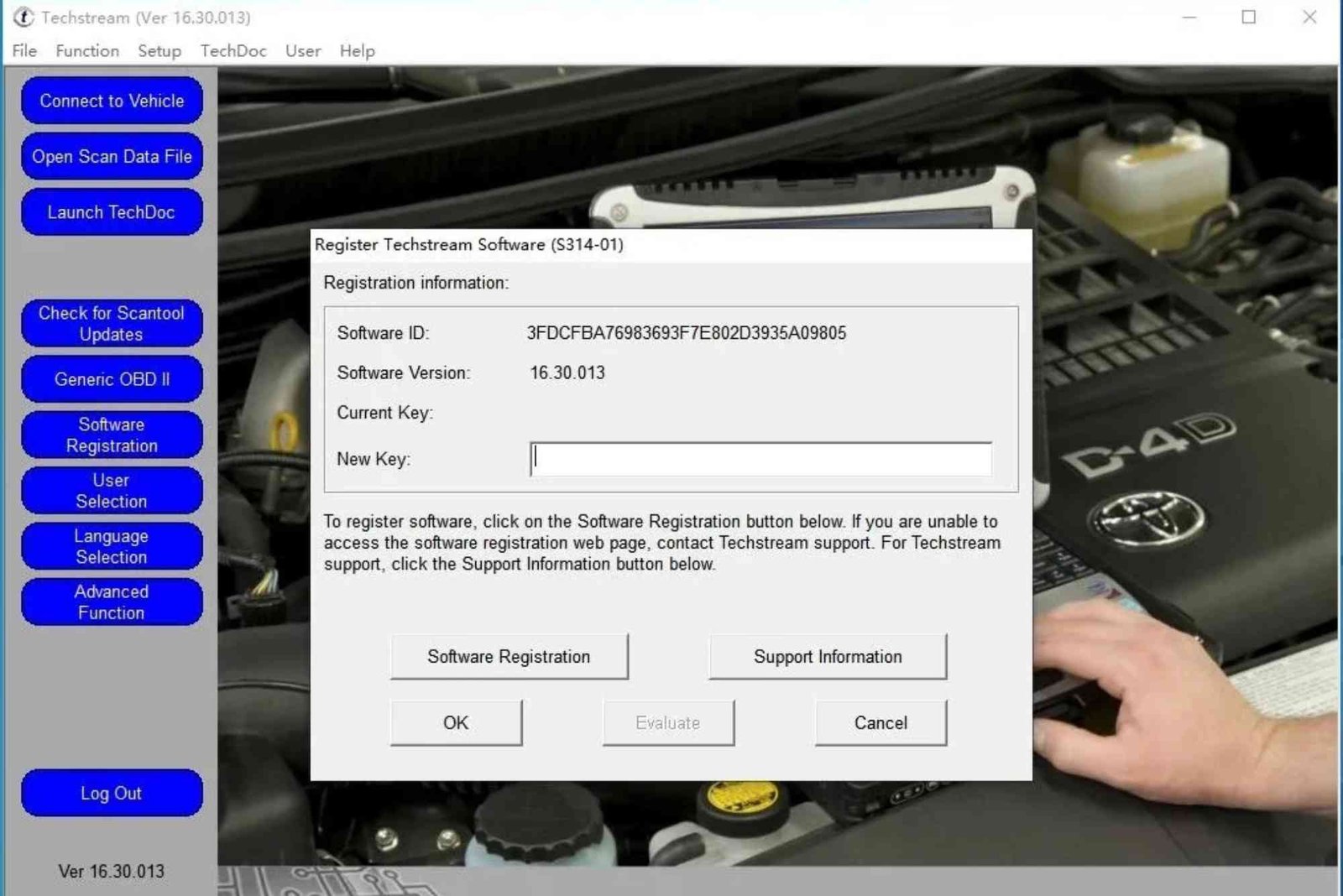 Techstream Software and Cable