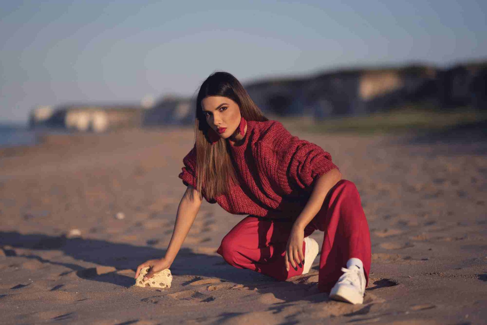 beach fashion shoot