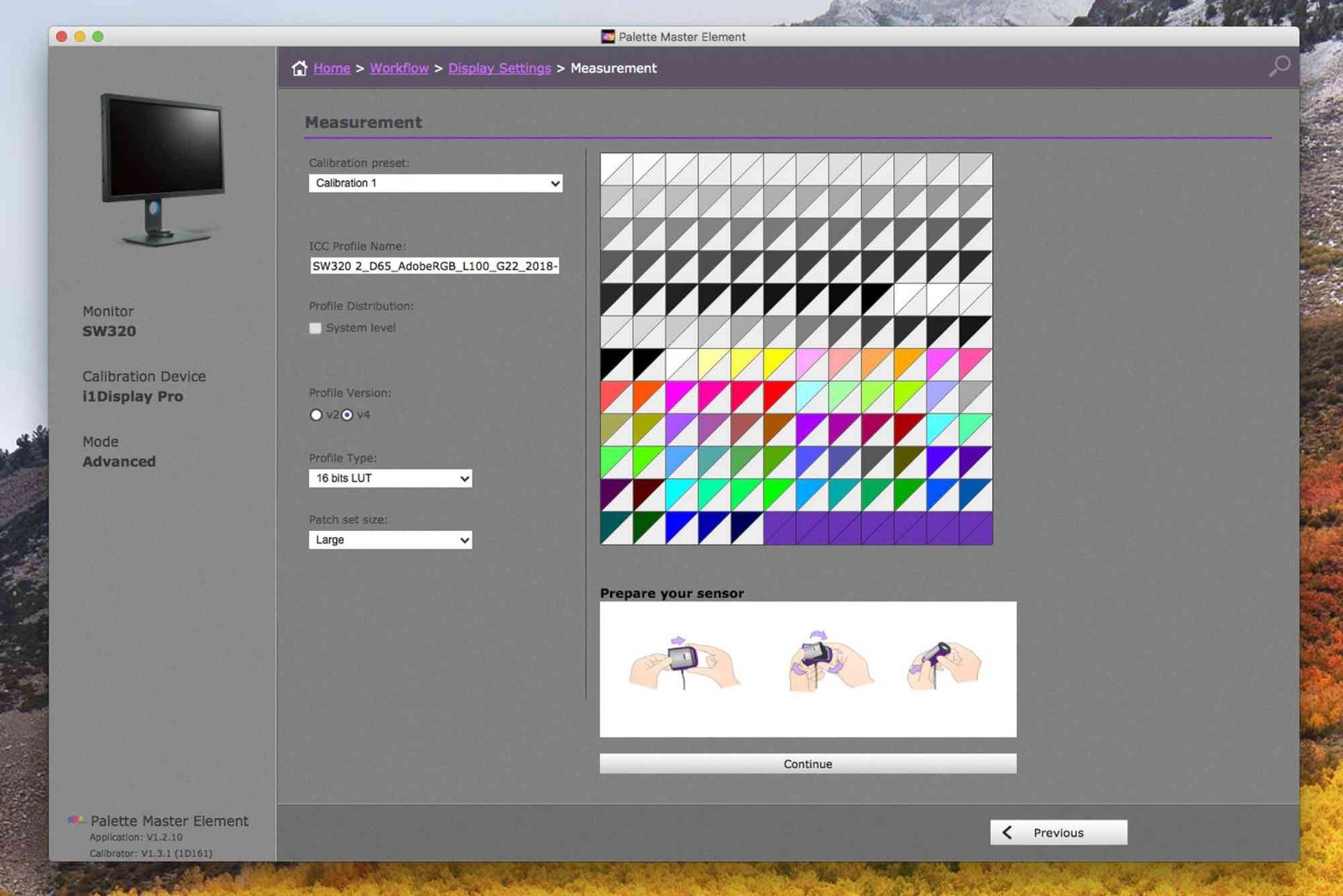 Palette Master Element Software