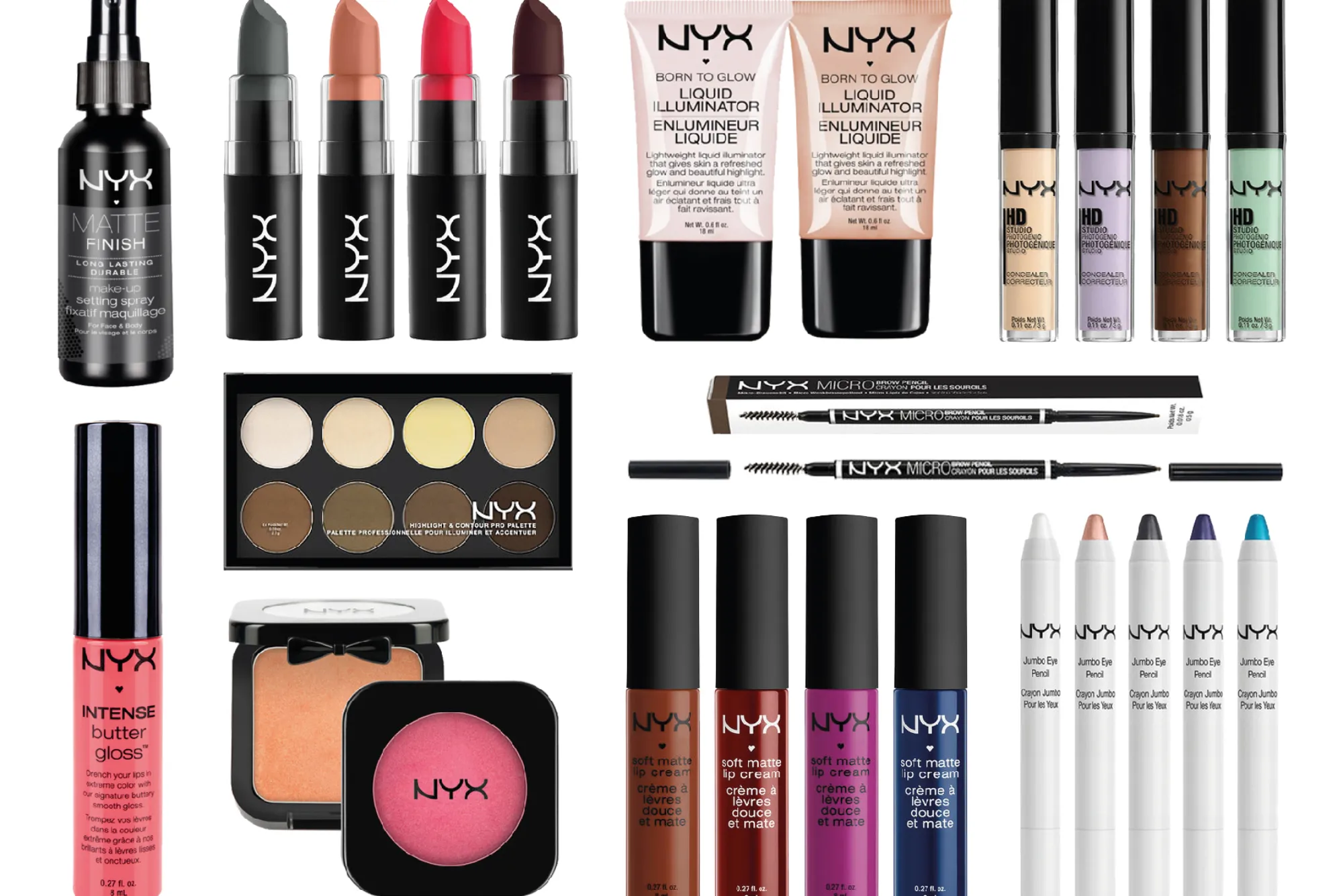 nyx beauty products