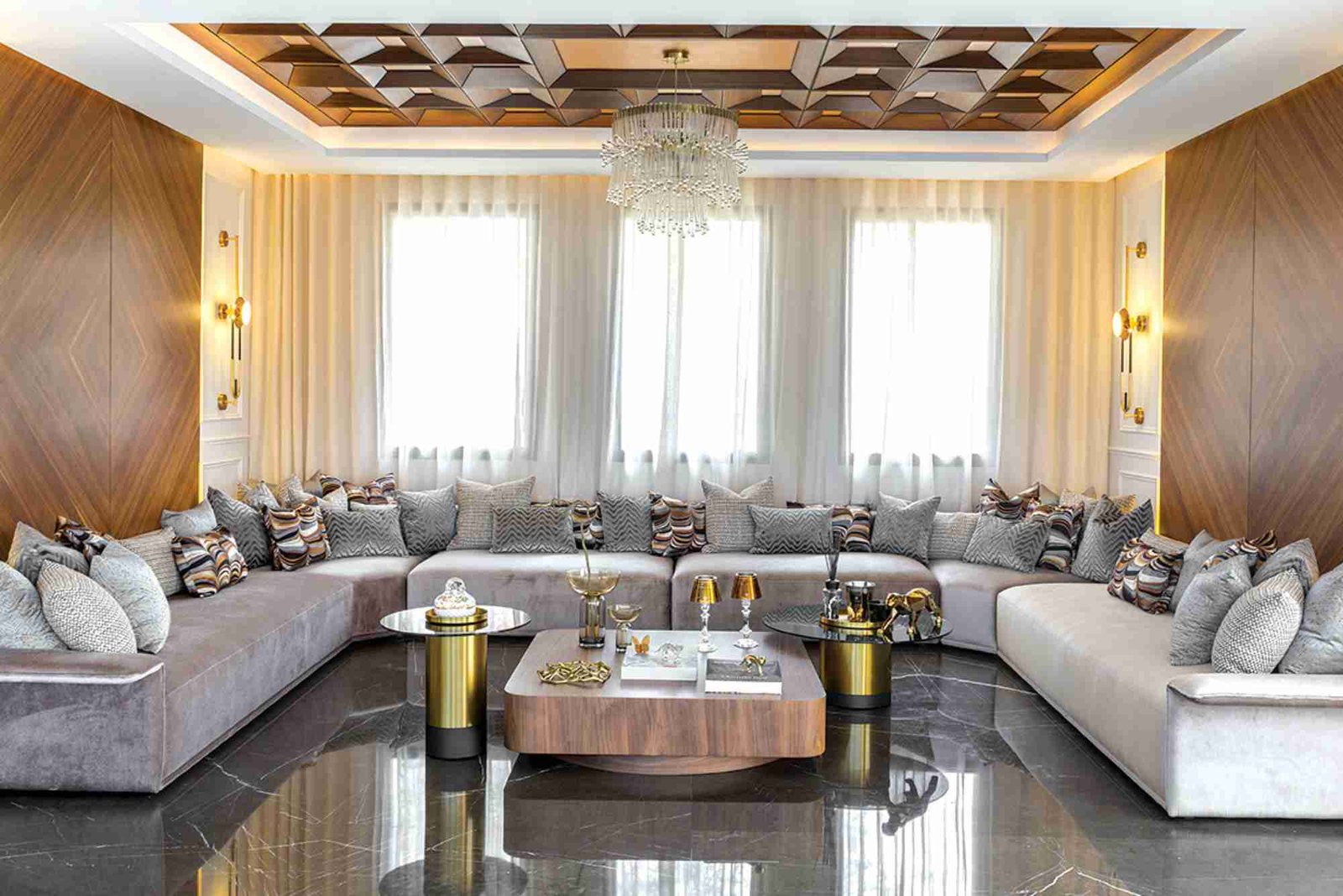 salon marocain moderne photos