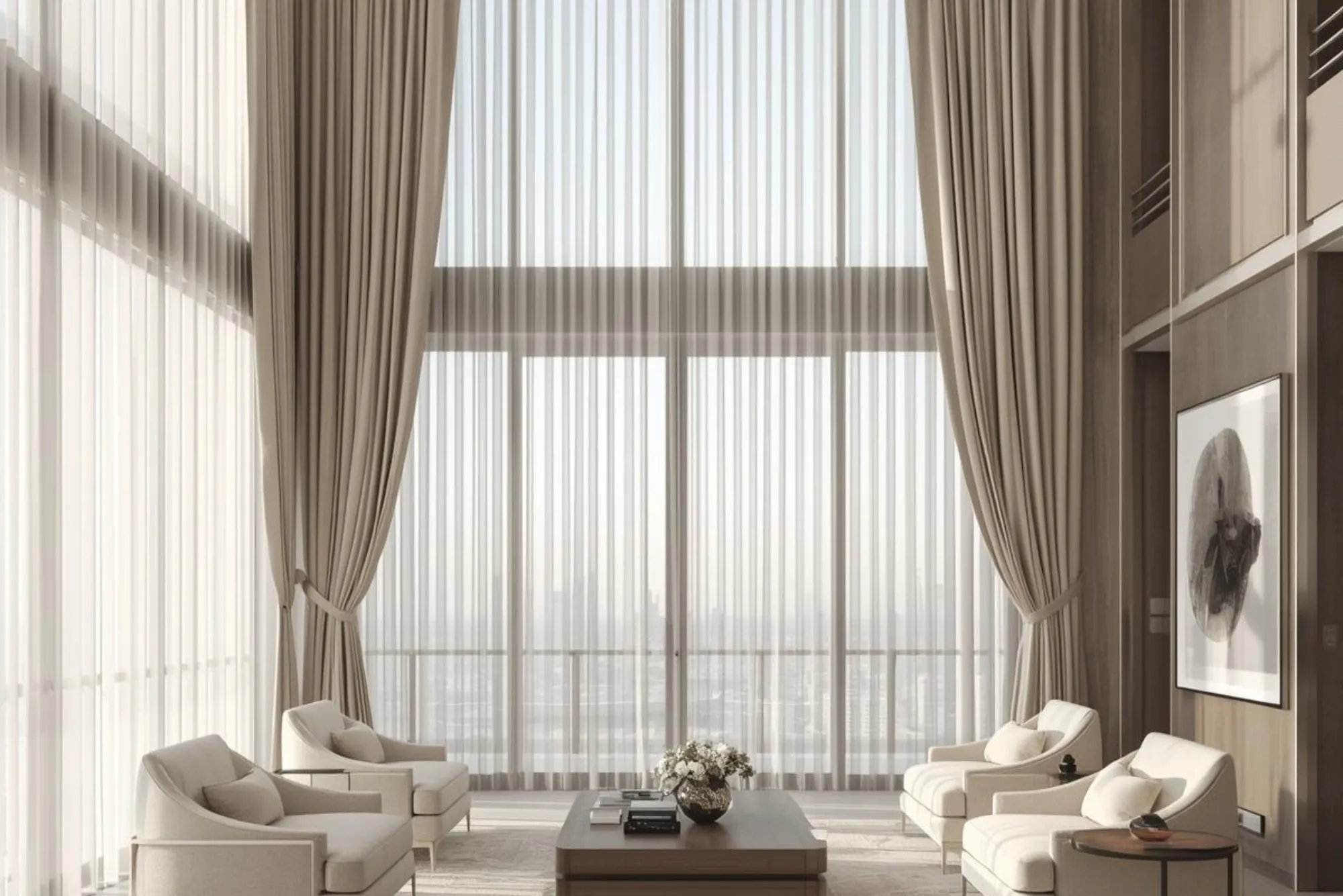 Sheer Curtains dubai for Modern Homes
